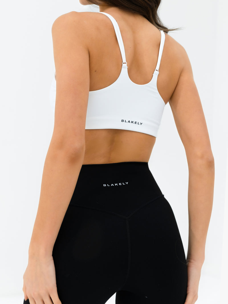 SculptForm Sports Bra - White