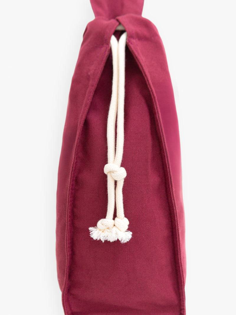 Blakely Label Tote Bag - Burgundy