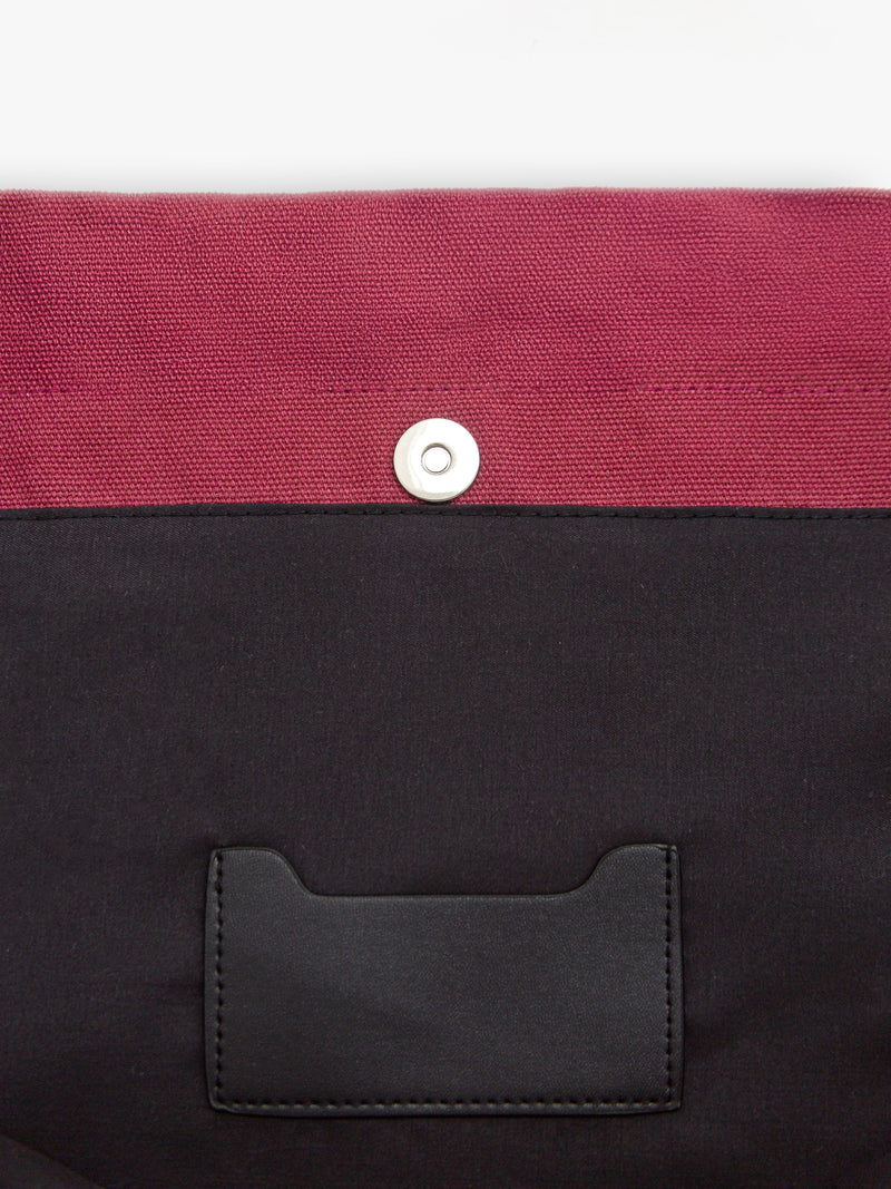 Blakely Label Tote Bag - Burgundy