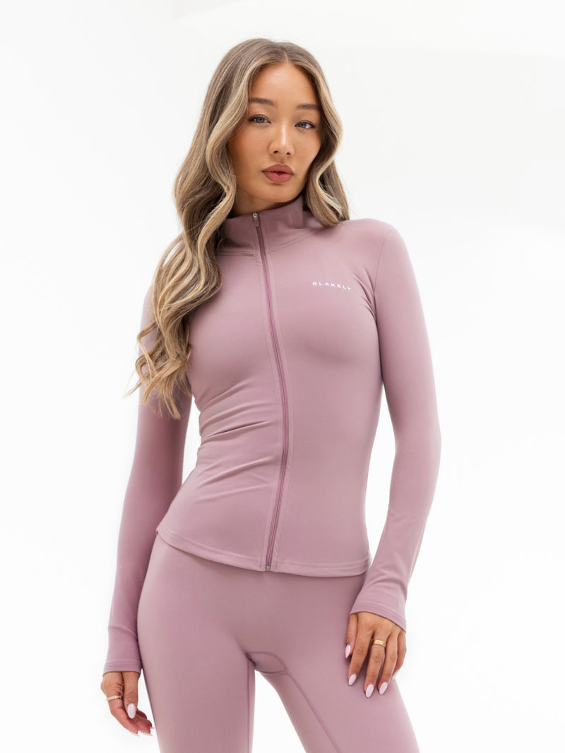 Ultimate Full Zip Jacket - Dusty Pink