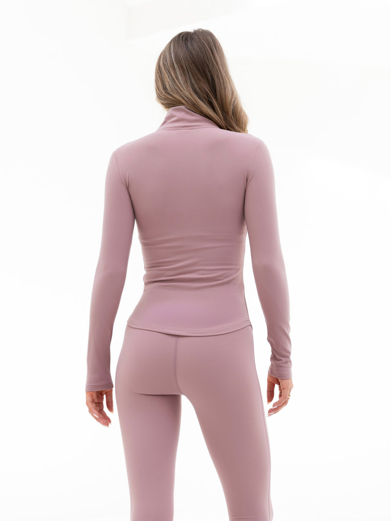 Ultimate Full Zip Jacket - Dusty Pink