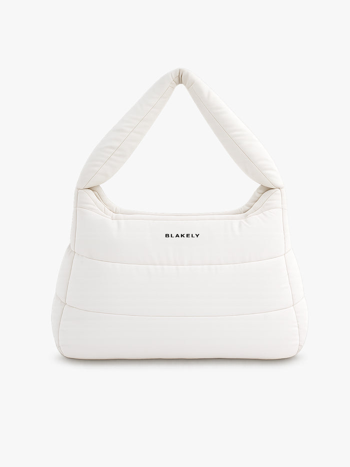 Quilted Puffer Bag - Off White