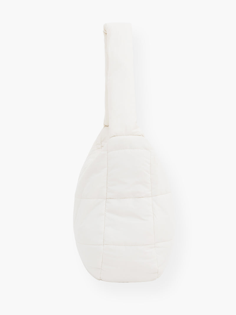 Quilted Puffer Bag - Off White