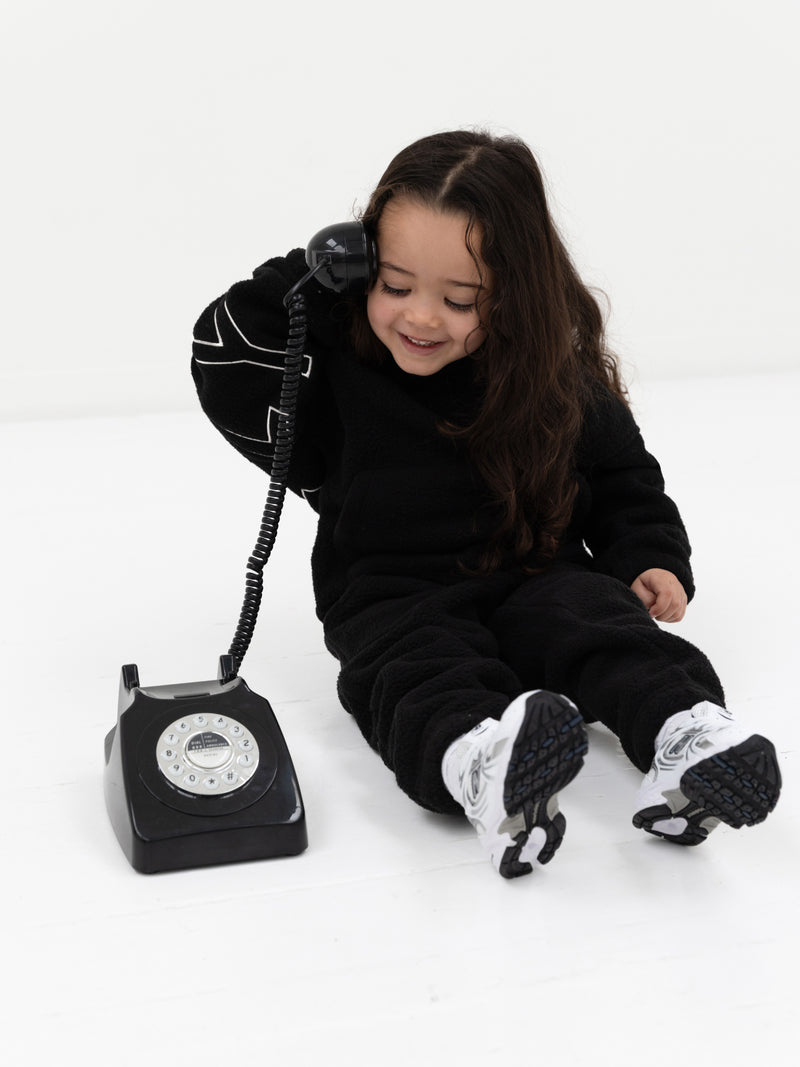 Mini Borg Hoodie - Black