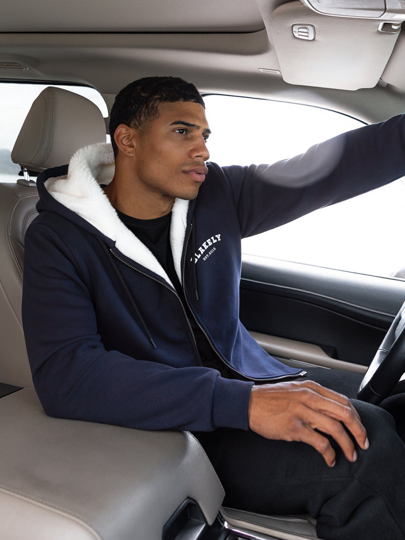 Heritage Zip Up Hoodie - True Navy