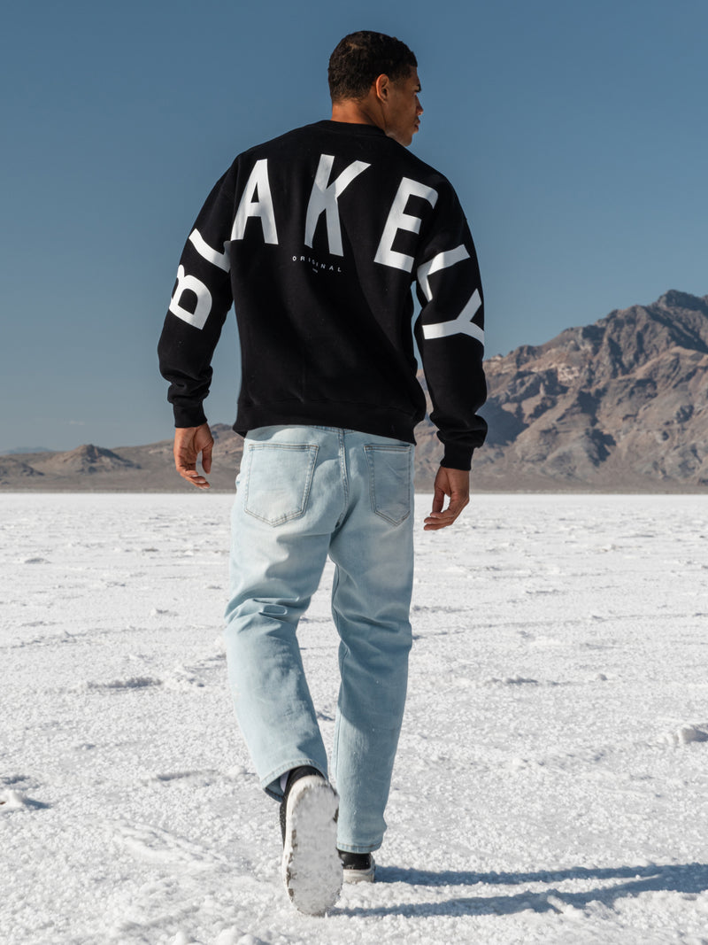 Idris Oversized Sweater - Black