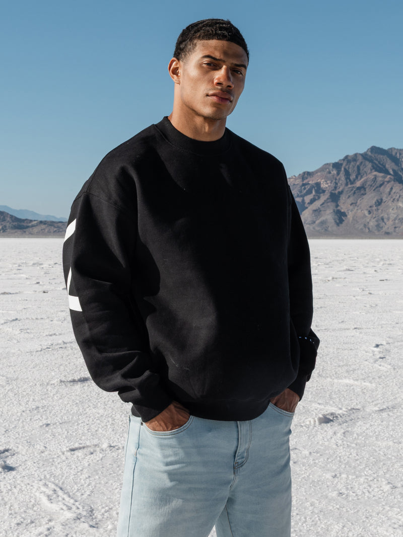 Idris Oversized Sweater - Black