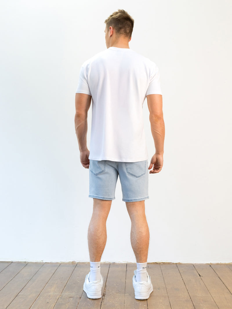 Blakely Denim Shorts - Blue