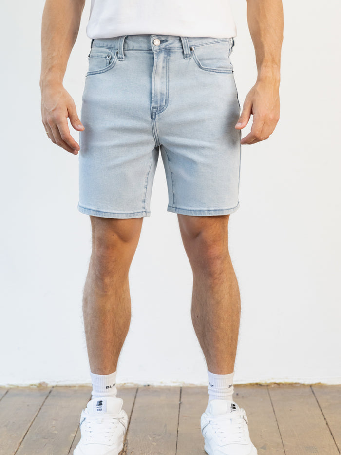 Blakely Denim Shorts - Blue