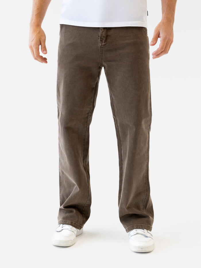 Vol.17 Straight Leg Jeans - Brown