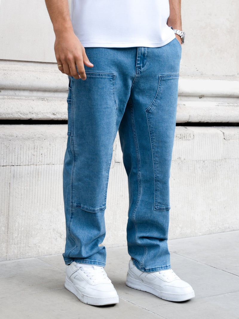 Vol.21 Panel Jeans - Blue