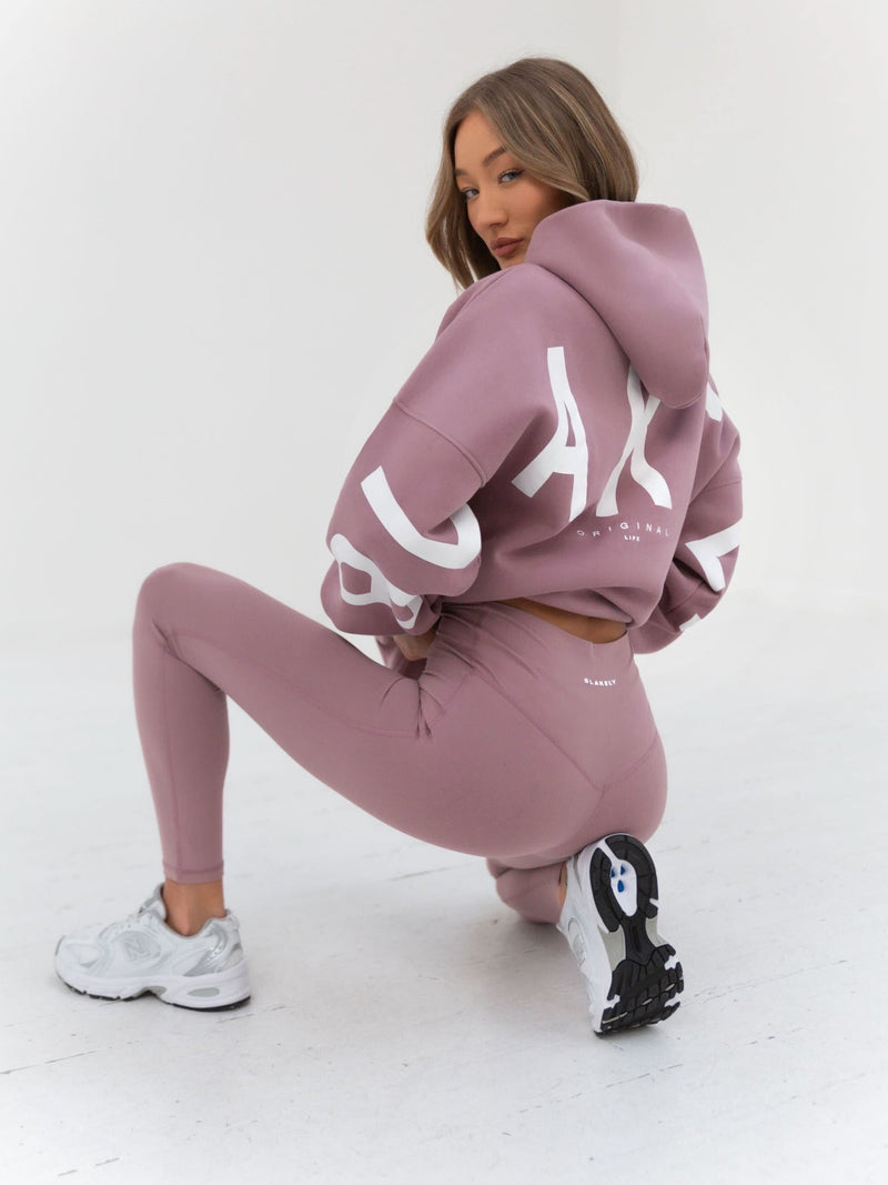 Isabel Oversized Hoodie - Dusty Pink