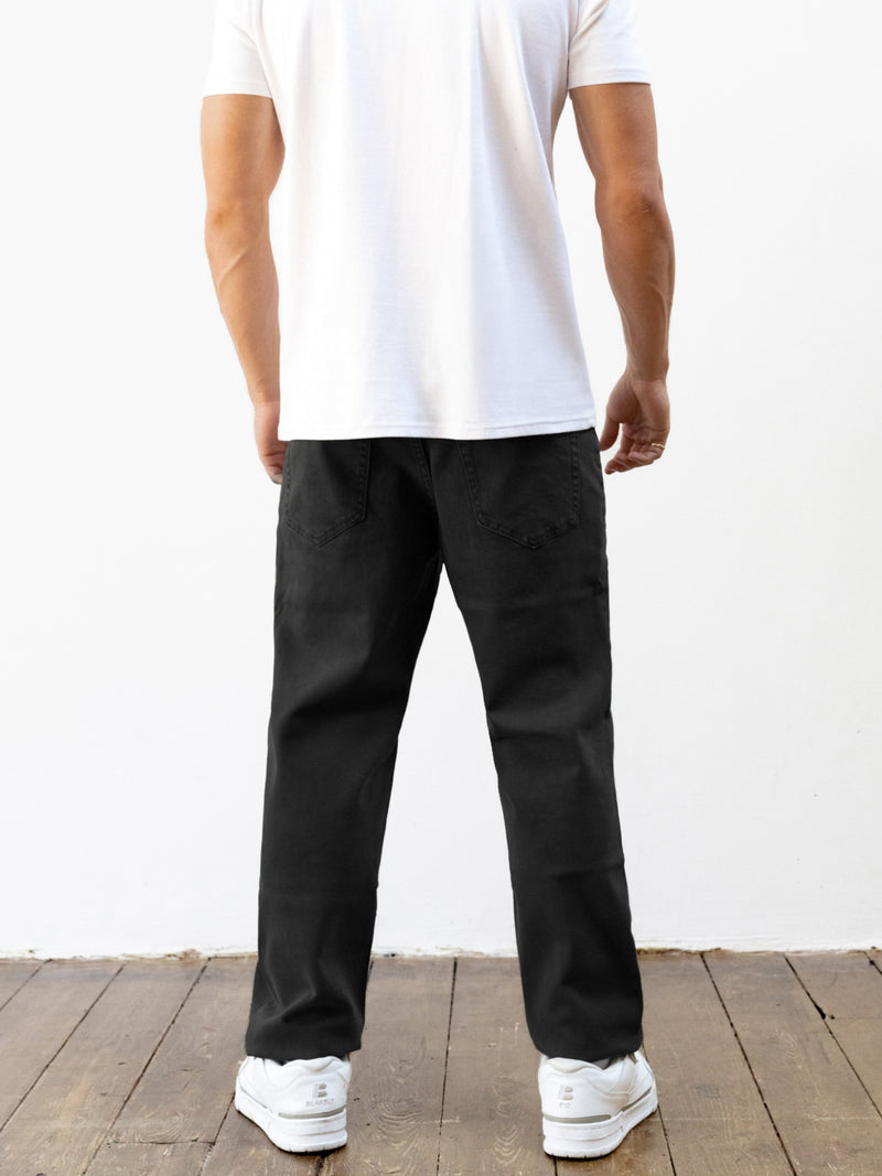 Vol.15 Loose Fitting Jeans - Black