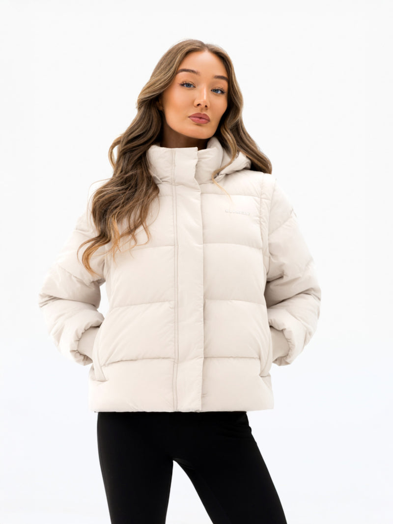 Multiway Puffer Coat 2 - Chalk