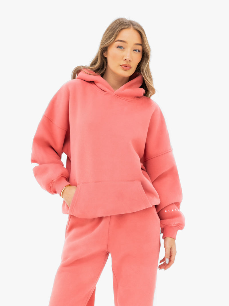 Isabel Cuffed Sweatpants - Sunrise Coral